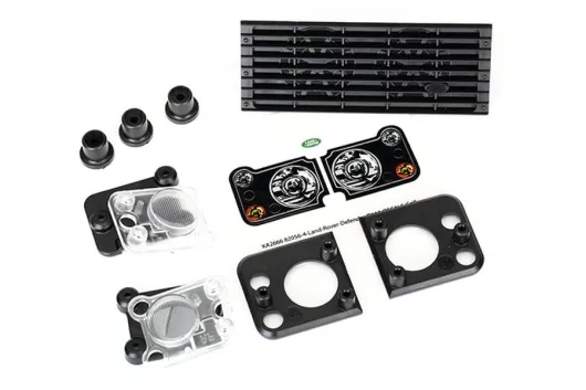 Traxxas Ersatzteile Kühlergrill, Lichtgehäuse und Halterungen für TRX-4 Landrover 1/10