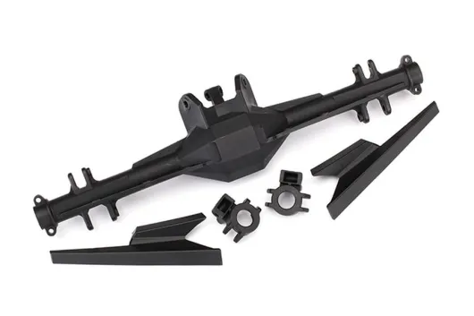 Traxxas Ersatzteile Achsen-Gehäuse und Support hinten in schwarz für Unlimited Desert Racer 1/7