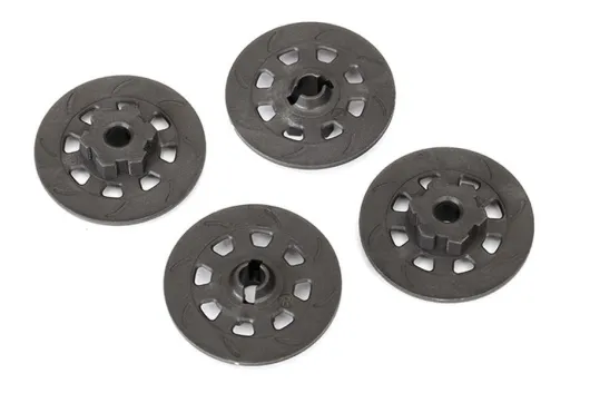 Traxxas Ersatzteile Radmitnehmer Sechskant im Bremsscheiben-Design 4Stück für Unlimited Desert Racer 1/7