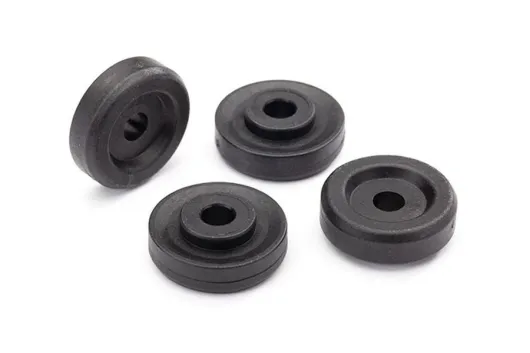 Traxxas Ersatzteile Reifenfelgenscheiben in schwarz 4Stück für MAXX 1/10