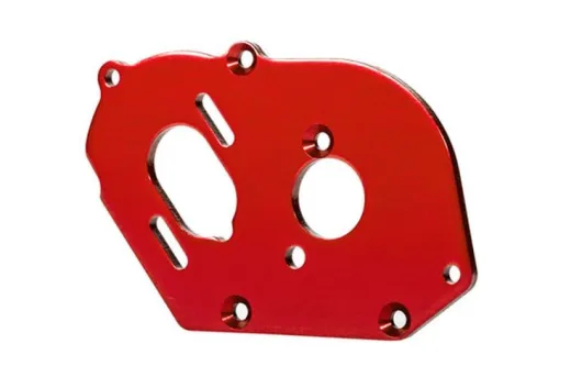 Traxxas Tuning Magnum 272R Motorplatte aus 6061-T6 Aluminium 4mm in rot für Bandit, Rustler, Slash und Stampede 1/10