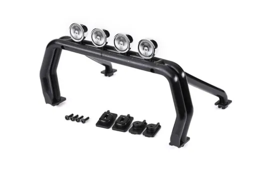 Traxxas Ersatzteile Überrollbügel in schwarz mit Befestigung für TRX-4 1/10 für K10 und F150