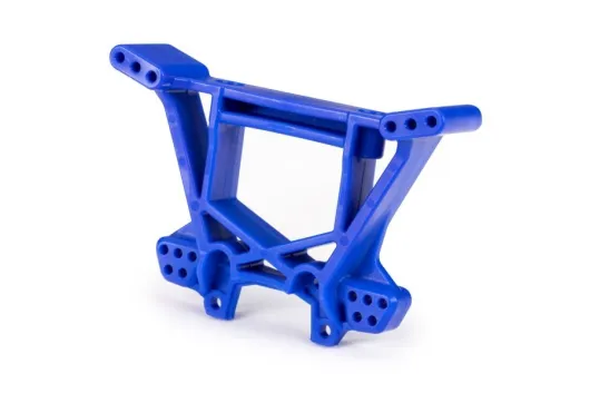 Traxxas Tuning Extreme Heavy Duty Dämpferbrücke in blau hinten (für TRX9080 Kit) für Ford Fiesta, Raptor, Rustler, Slash und Stampede 1/10