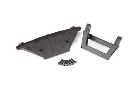 Traxxas Ersatzteile Bumper-Halter und Schutzplatte mit Schrauben für TRX-4 1/10