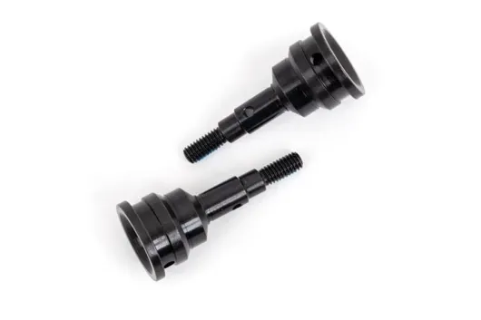 Traxxas Tuning Extreme Heavy Duty Radachse 6mm vorne (für TRX9051R) 2Stück für Ford Raptor, Rustler, Slash und Stampede 1/10
