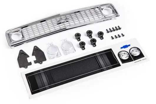 Traxxas Zubehör Anbauteile, Kühlergrill, Linsen uvm. (für TRX9111) für TRX-4 1/10