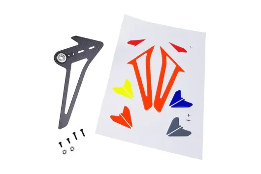 SAB Goblin Seitenleitwerk mit Sticker für MiniGenesis 420