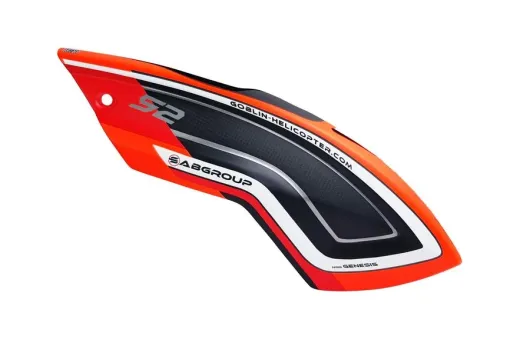 SAB Goblin Kabinenhaube in matt orange für MiniGenesis 420