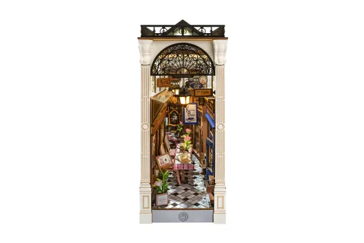 Lasercut Holzbausatz Bücherecke Arcade Dating - 148 Teile