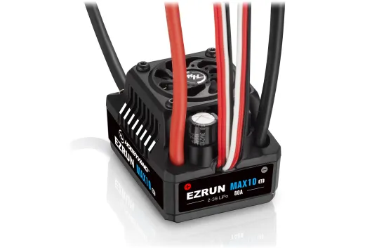Hobbywing Ezrun MAX10 G2 Regler 80 Amp, 2-3s LiPo, BEC 5A