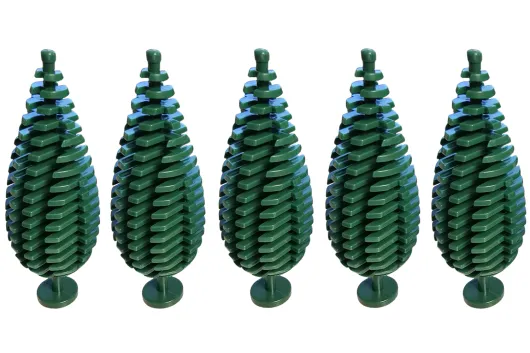 KBW Klemmbausteine Baum XL Zypresse in grün 5Stück