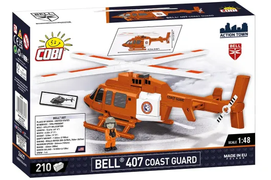 COBI Klemmbausteine Helicopter Bell 407 Coast Guard - 210 Teile