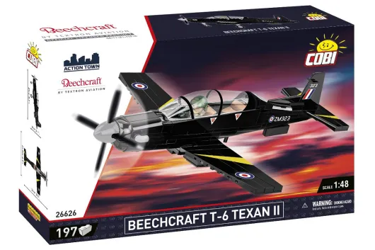 COBI Klemmbausteine Flugzeuge Beechcraft T-6 Texan II Royal Air - 197 Teile