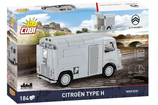 COBI Klemmbausteine Autos Citroen Type H Transporter Grau - 184 Teile