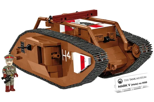 COBI Klemmbausteine Panzer Mark V (Male) No9199 - 844 Teile