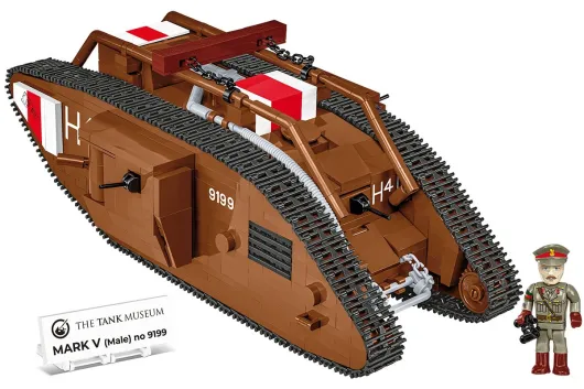 COBI Klemmbausteine Panzer Mark V (Male) No9199 - 844 Teile