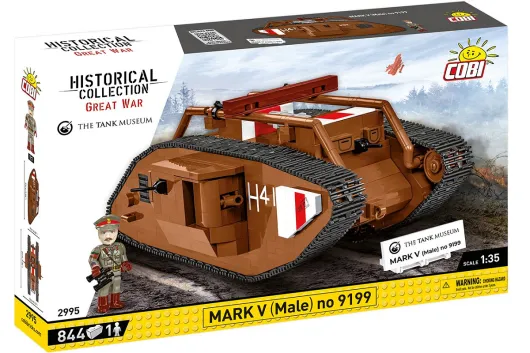 COBI Klemmbausteine Panzer Mark V (Male) No9199 - 844 Teile