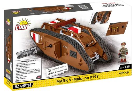 COBI Klemmbausteine Panzer Mark V (Male) No9199 - 844 Teile