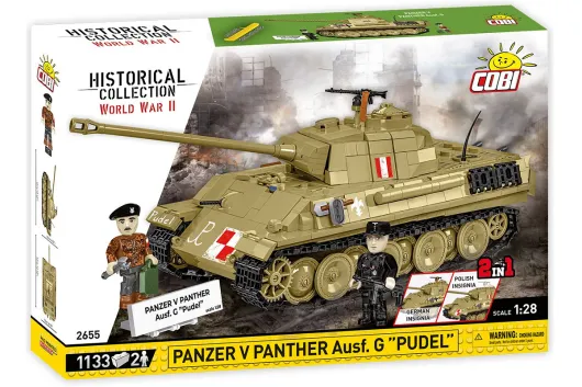 COBI Klemmbausteine Panzer V Panther Pudel - 1133 Teile