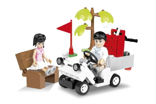 COBI Klemmbausteine Autos Melex 212 Golf Set - 94 Teile