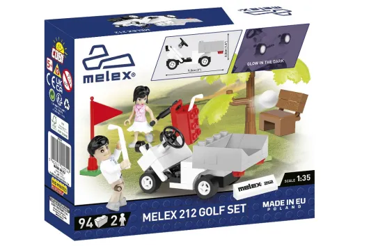 COBI Klemmbausteine Autos Melex 212 Golf Set - 94 Teile