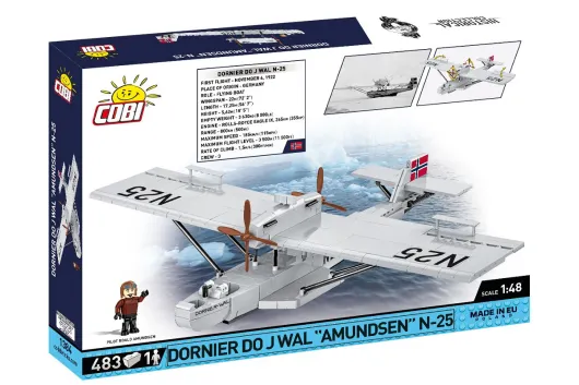 COBI Klemmbausteine Flugzeug Dornier Fo J Wal AMUNDSEN N-25 - 483 Teile