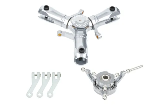 Microheli Tuning 3Blatt Hauptrotorkopf Kit aus Aluminium für OMPHobby M1 EVO
