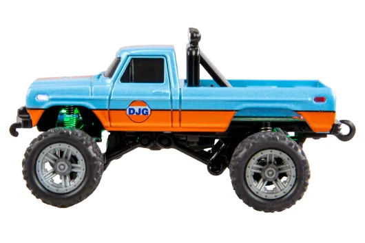 Amewi RC-Monstertruck Die Cast 1:64 RTR blau/orange mit Pistolensender