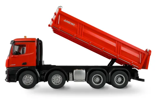 Amewi Mercedes-Benz Arocs Muldenkipper 8x4/4 4WD 1:18 RTR rot