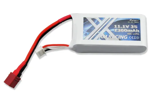 Amewi LiPo Akku 3S 11,1V 1300mAh 40C Softcase, DEANS