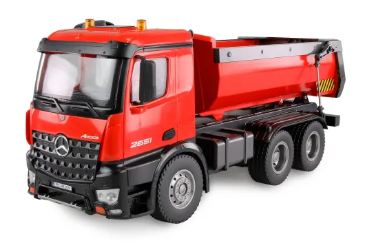 Amewi Mercedes-Benz Arocs Lizenz-Lkw Kipper 1:14 RTR in rot