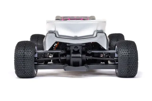 Losi 1/28 Micro-T 2WD Stadium Truck RTR in Silber
