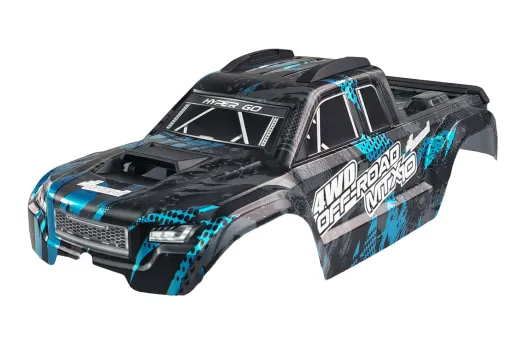 Amewi Ersatzteile Karosserie schwarz-blau für Hyper Go MTX10 1:10