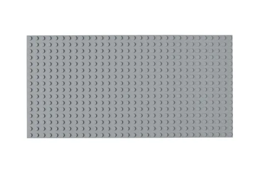 STS Grundplatte Hellgrau Unterbaubar 16x32 Noppen, 12,8cm x 25,6cm