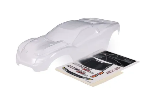 Traxxas Tuning Karosserie Klar mit Aufkleber für Rustler 1/10