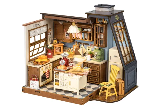 Lasercut Holzbausatz Standmodell Backküche - 359 Teile
