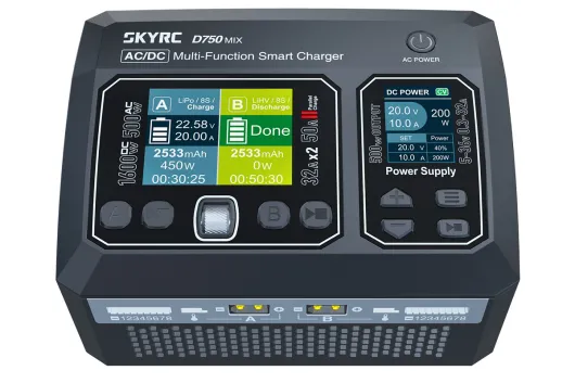 SkyRC D750 MIX Ladegerät LiPo 1-8S 32A 500W AC