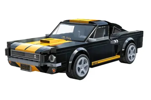 CaDA Klemmbausteine Auto Shelby GT350H RC Set RTR mit Fernsteuerung oder via APP und Antriebsset - 292 Teile