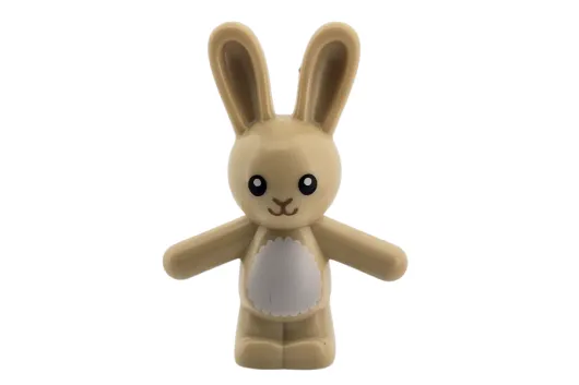 Klemmbausteine Tier Hase in beige