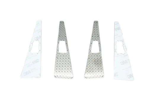 Traxxas Zubehör GPM Radkasten Schutzblech Vorne aus Edelstahl für TRX-4 Defender 1/10