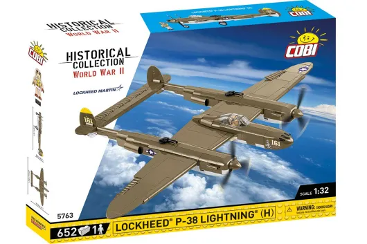 COBI Klemmbausteine Flugzeug Lockheed P-38H Lightning - 652 Teile