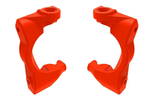 Traxxas Ersatzteile Nachlauf-Blöcke in Rot für Mini-Maxx 1/16