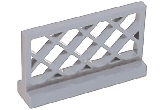 Klemmbausteine Zaun in hell grau 20Stück