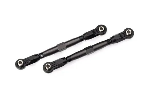Traxxas Tuning Vorspurstangen aus 7075-T6 Aluminium in grau mit Kugelkopf für MAXX 1/10