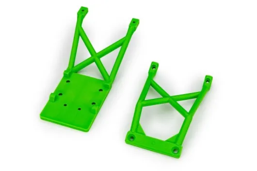 Traxxas Ersatzteile Skid-Platten in grün für Bigfoot und Stampede 1/10