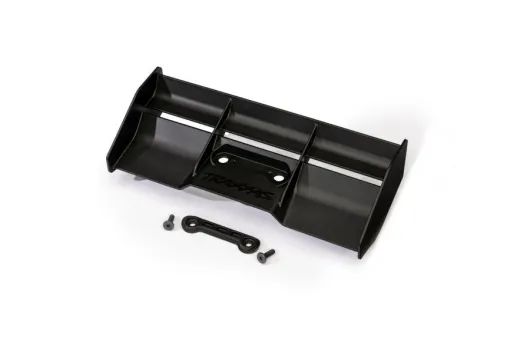 Traxxas Ersatzteile Rennflügel in Schwarz mit Scheiben für Jato 4x4 1/8