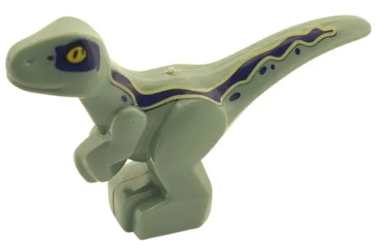 Klemmbausteine Tier Mini Dinosaurier in grün