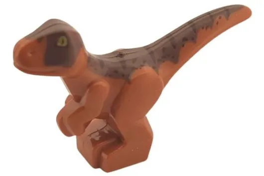 Klemmbausteine Tier Mini Dinosaurier in braun