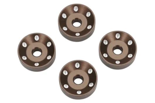 Traxxas Tuning Pro Scale Felgen Scheiben aus Aluminium in Bronze 4Stück für Maxx-Slash 1/8