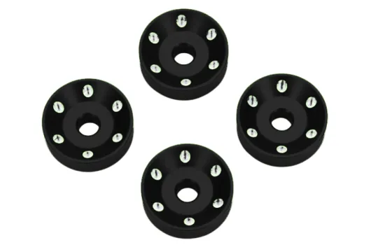 Traxxas Tuning Pro Scale Felgen Scheiben aus Aluminium in Schwarz 4Stück für Maxx-Slash 1/8